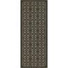 Folk Art Museum - Floral Quilt - Awake at Night 36x90 Vintage Vinyl Floorcloth