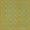 Folk Art Museum - Floral Quilt - First Day of Spring 72x72 Vinyl Floorcloth