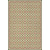 Folk Art Museum - Floral Quilt - Flowers in the Mirror 52x76 Vinyl Floorcloth