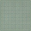 Folk Art Museum - Floral Quilt - Odes and Elegies 120x120 Vinyl Floorcloth