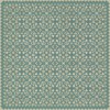 Folk Art Museum - Floral Quilt - Odes and Elegies 72x72 Vintage Vinyl Floorcloth