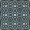 Folk Art Museum - Floral Quilt - Spring Rain 72x72 Vintage Vinyl Floorcloth