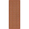 Folk Art Museum - Floral Quilt - The Lay of the Last Minstrel 36x90 Floorcloth