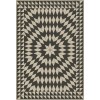 Folk Art Museum - Sunburst - Of Night and Light 38x56 Vintage Vinyl Floorcloth