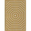 Folk Art Museum - Sunburst - The Sun has Risen 70x102 Vintage Vinyl Floorcloth