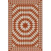 Folk Art Museum - Sunburst - What Makes Your Heart Beat So 24x36 Floorcloth