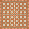Folk Art Museum - Wedding Ring - Dorothea 60x60 Vintage Vinyl Floorcloth