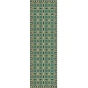Folk Art Museum - Wedding Ring - Felicity 36x115 Vintage Vinyl Floorcloth