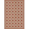 Folk Art Museum - Wedding Ring - Hester 70x102 Vintage Vinyl Floorcloth