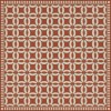 Folk Art Museum - Wedding Ring - Hester 96x96 Vintage Vinyl Floorcloth