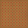 Folk Art Museum - Wedding Ring - Persephone 96x96 Vintage Vinyl Floorcloth