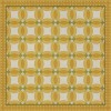 Folk Art Museum - Wedding Ring - Phoebe 60x60 Vintage Vinyl Floorcloth