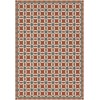 Folk Art Museum - Wedding Ring - Ramona 96x140 Vintage Vinyl Floorcloth
