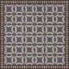Folk Art Museum - Wedding Ring - Tallulah 60x60 Vintage Vinyl Floorcloth