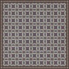 Folk Art Museum - Wedding Ring - Tallulah 96x96 Vintage Vinyl Floorcloth