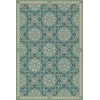 Folk Art Museum - Whig Rose - Life is a Journey 20x30 Vintage Vinyl Floorcloth