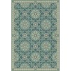 Folk Art Museum - Whig Rose - Life is a Journey 52x76 Vintage Vinyl Floorcloth