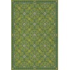 Folk Art Museum - Whig Rose - We Have Only Today 20x30 Vintage Vinyl Floorcloth