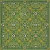 Folk Art Museum - Whig Rose - We Have Only Today 72x72 Vintage Vinyl Floorcloth
