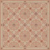 Folk Art Museum - Whig Rose – Cupid and Folly 60x60 Vintage Vinyl Floorcloth