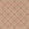 Folk Art Museum - Whig Rose – Cupid and Folly 72x72 Vintage Vinyl Floorcloth
