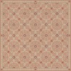 Folk Art Museum - Whig Rose – Cupid and Folly 96x96 Vintage Vinyl Floorcloth