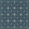 Folk Art Museum - Whig Rose – Going Beyond The Seas 72x72 Vinyl Floorcloth