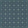 Folk Art Museum - Whig Rose – Going Beyond The Seas 96x96 Vinyl Floorcloth