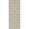 Folk Art Museum - Whig Rose – Meditations Divine and Moral 36x90 Floorcloth
