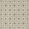 Folk Art Museum - Whig Rose – Meditations Divine and Moral 96x96 Floorcloth
