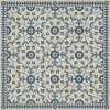 Folk Art Museum - Whig Rose – The Day Has Eyes 36x36 Vintage Vinyl Floorcloth