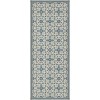 Folk Art Museum - Whig Rose – The Day Has Eyes 36x90 Vintage Vinyl Floorcloth