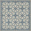 Folk Art Museum - Whig Rose – The Day Has Eyes 48x48 Vintage Vinyl Floorcloth