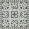 Folk Art Museum - Whig Rose – The Day Has Eyes 72x72 Vintage Vinyl Floorcloth