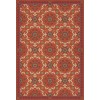 Folk Art Museum - Whig Rose – The Flaming Heart 38x56 Vintage Vinyl Floorcloth