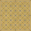 Folk Art Museum - Whig Rose – The Miser and the Poet 120x120 Vinyl Floorcloth