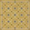 Folk Art Museum - Whig Rose – The Miser and the Poet 60x60 Vinyl Floorcloth