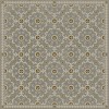 Folk Art Museum - Whig Rose – When Others Soundly Slept 120x120 Vinyl Floorcloth
