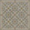 Folk Art Museum - Whig Rose – When Others Soundly Slept 48x48 Vinyl Floorcloth