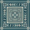 Folk Art Museum – Soldiers Quilt - Trenches in the Sky 96x96 Vinyl Floorcloth
