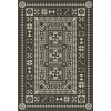 Folk Art Museum – Soldiers Quilt - War and Peace 38x56 Vintage Vinyl Floorcloth