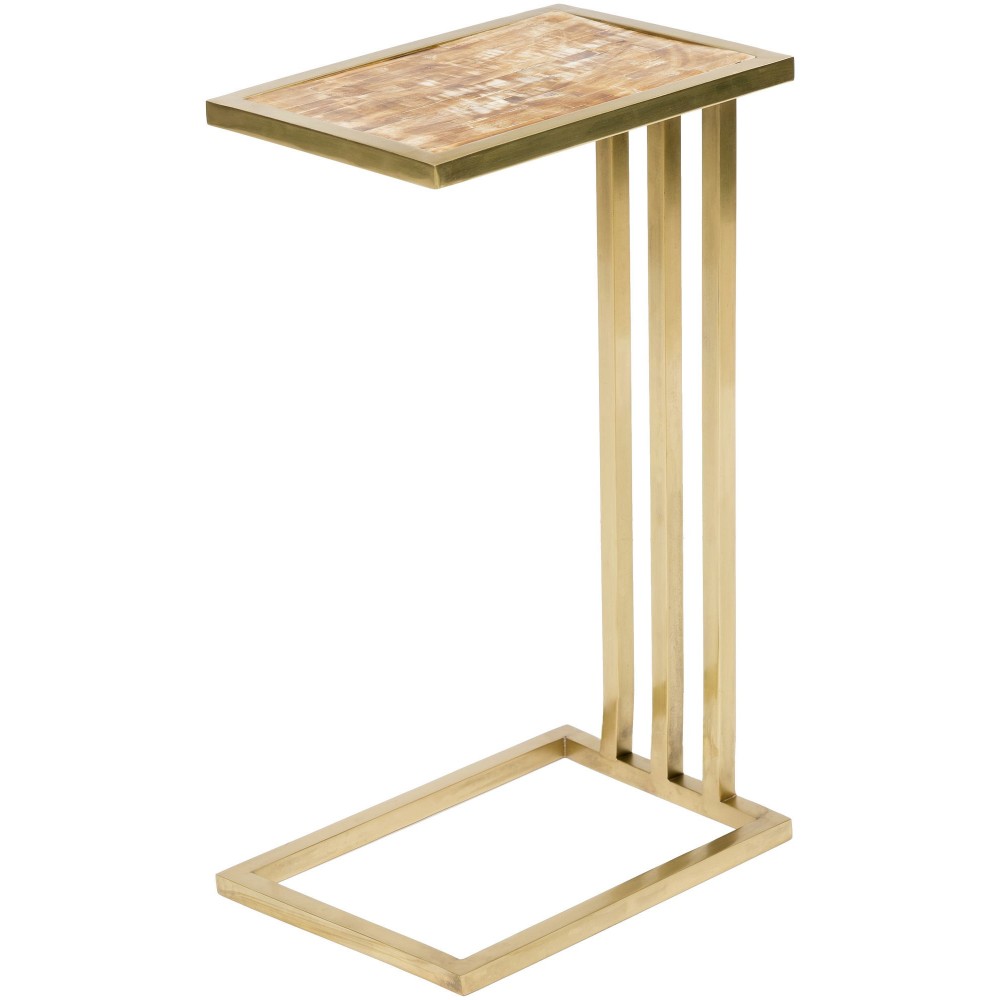 Surya Yana End Table 25"H X 14"W X 10"D Surya Yana End Table 25"H X 14"W X 10"D