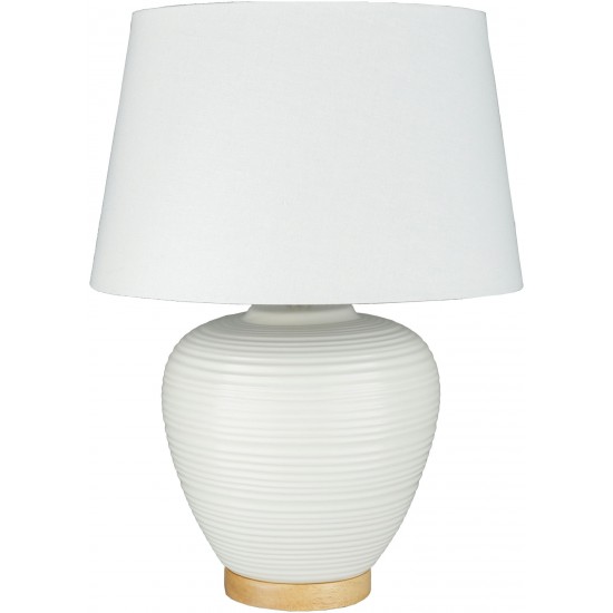 Surya Bixby White Lighting 21"H X 16"W X 16"D