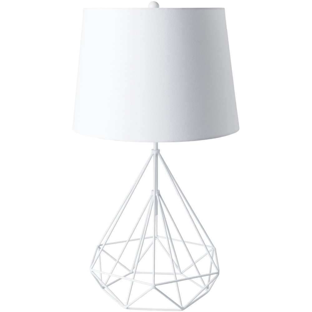 Surya Fuller White Lighting 29"H X 17"W X 17"D Surya Fuller White Lighting 29"H X 17"W X 17"D