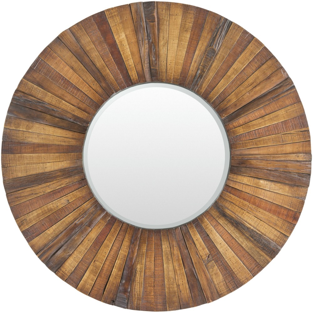 Surya Hardy Mirror 36"H X 36"W X 1.5"D