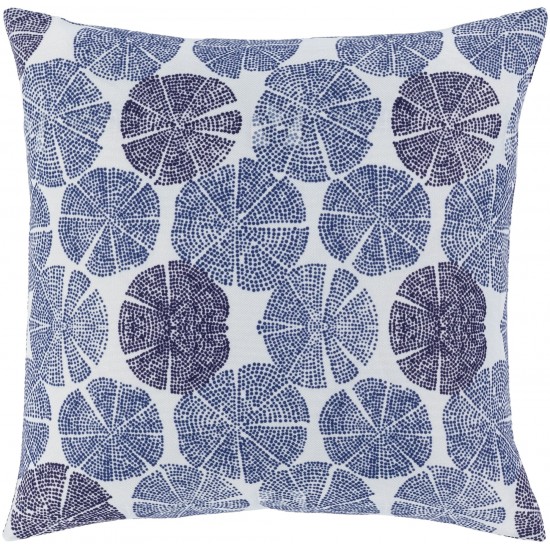 Surya Azora Navy Pillow Cover 18"H X 18"W