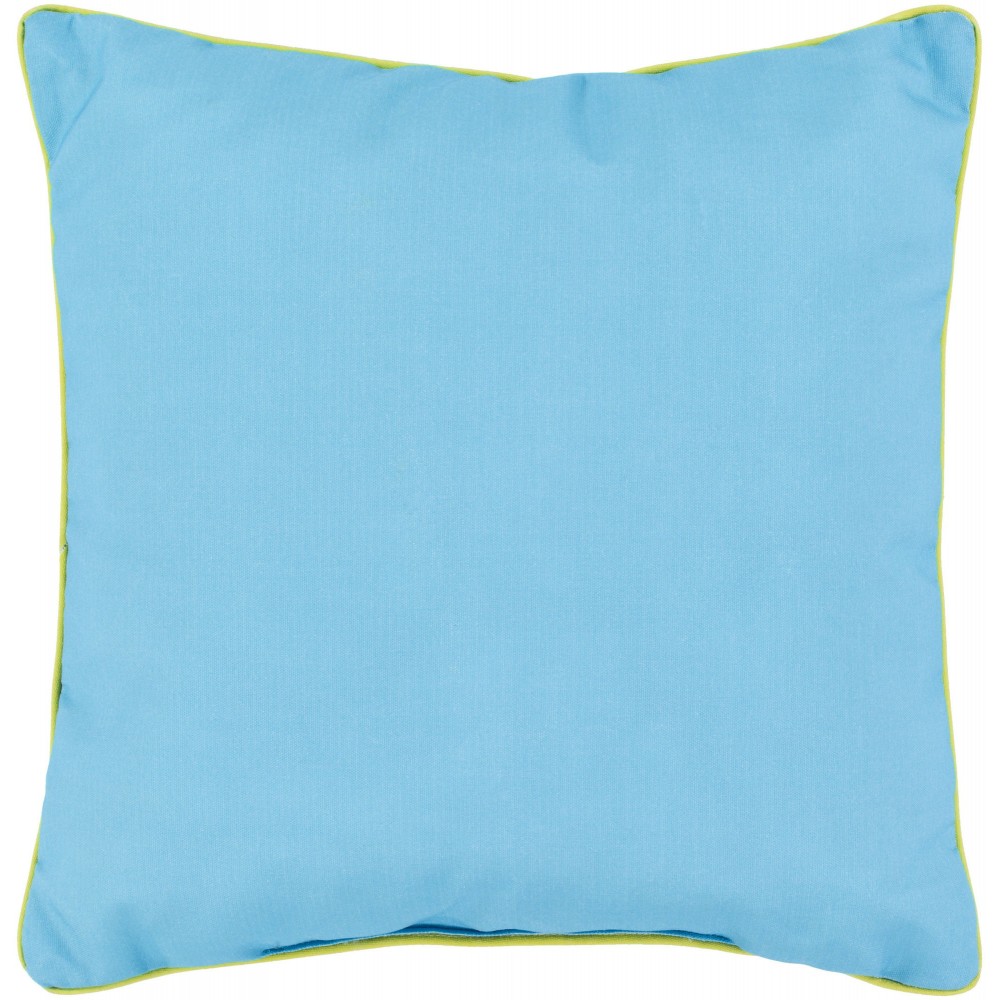 Surya Bahari Br-002 Light Green Pillow Cover 20"H X 20"W Surya Bahari Br-002 Light Green Pillow Cover 20"H X 20"W