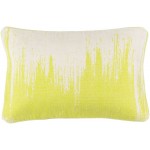 Surya Bristle Light Green Pillow Cover 14"H X 22"W