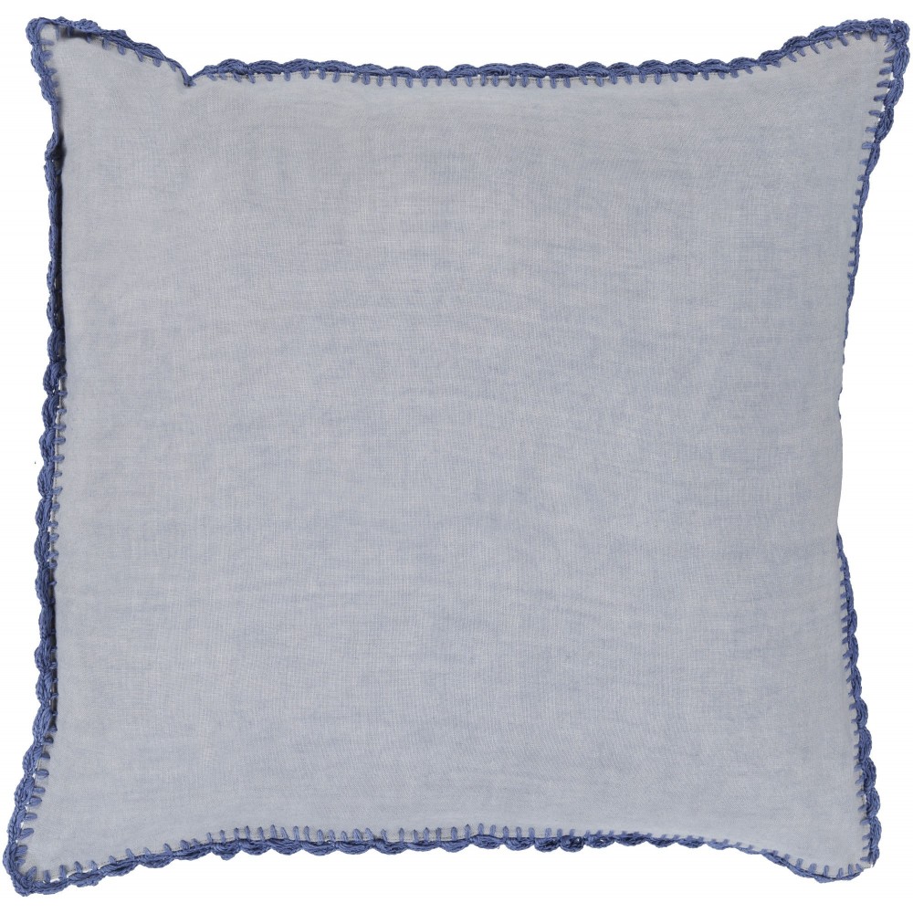 Surya Elsa Lavender Pillow Cover 20"H X 20"W Surya Elsa Lavender Pillow Cover 20"H X 20"W