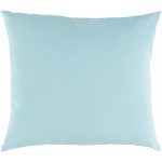 Surya Essien Light Blue Pillow Cover 16"H X 16"W